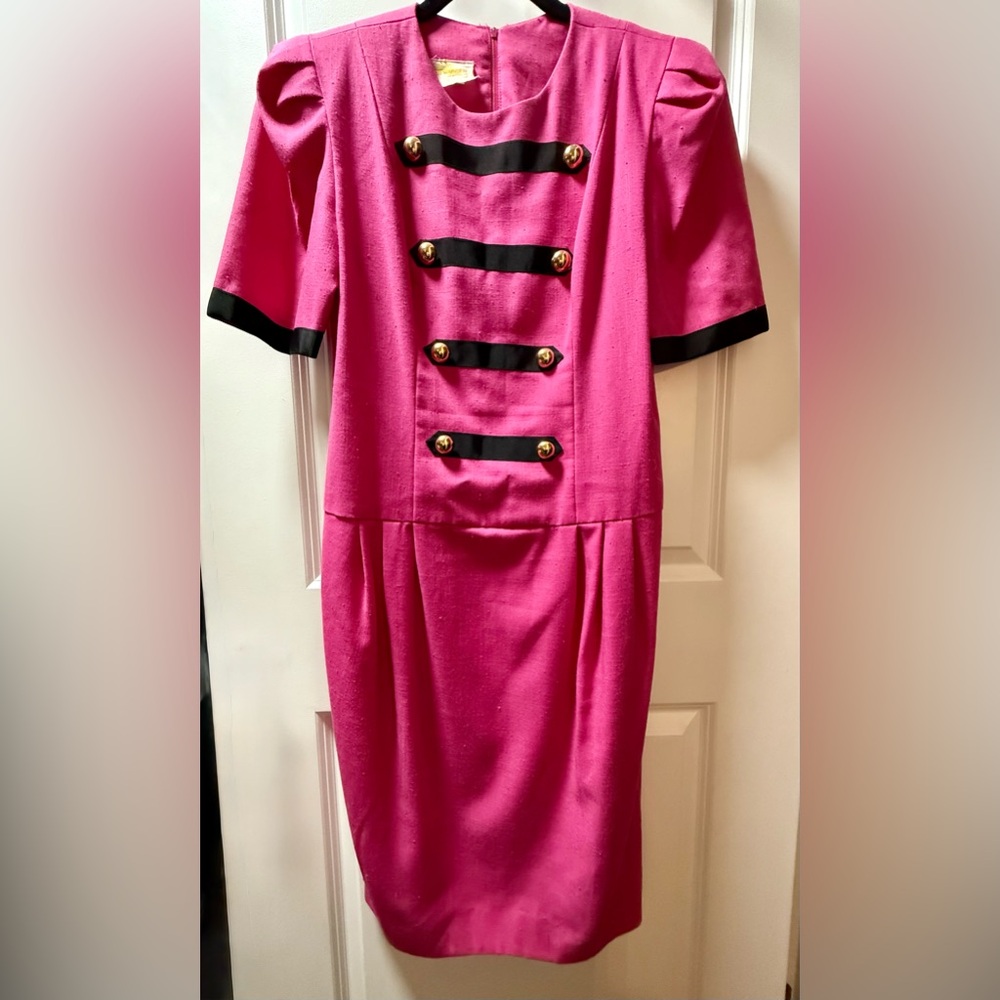 David Warren Vintage Pink Dress size 8
